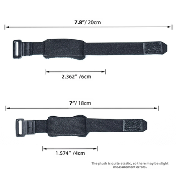 Ταινία απομόνωσης ήχου για κιθάρες, μπάσο και ουκουλέλε – DN091N-1; υλικό: ελαστικό βελούδινο βαμβάκι; συσκευασία: 5 τεμάχια σε OPP σακουλάκι
