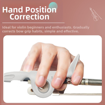 Ορθωτικό κράτημα τόξου βιολιού – σιλικόνη, για αρχάριους και παιδιά, αριστερό και δεξί χέρι, DBAO