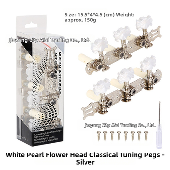Gombíky na ladenie pre klasickú gitaru — kov + plast, značka Xirte, model Open tuning knobs