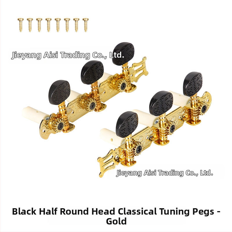 Gombíky na ladenie pre klasickú gitaru — kov + plast, značka Xirte, model Open tuning knobs