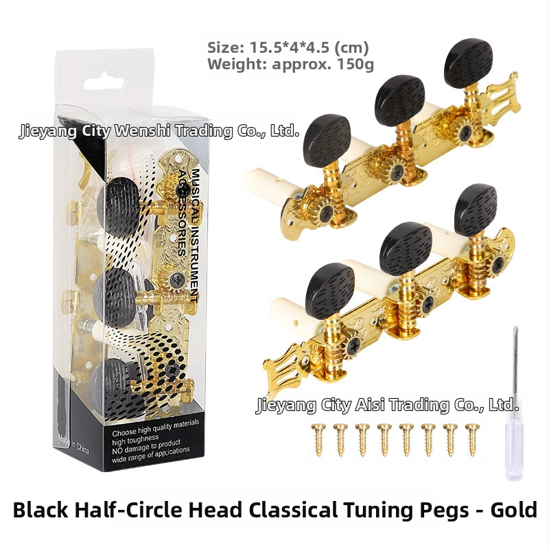 Gombíky na ladenie pre klasickú gitaru — kov + plast, značka Xirte, model Open tuning knobs
