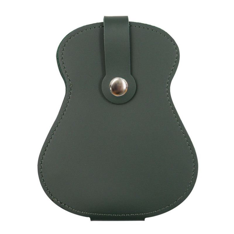 Geantă de depozitare pentru plectre de chitară, capacitate mare, PU material, model 1349, ambalare individuală, pentru instrumente muzicale