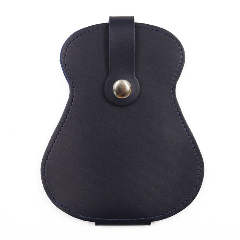 Geantă de depozitare pentru plectre de chitară, capacitate mare, PU material, model 1349, ambalare individuală, pentru instrumente muzicale