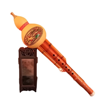 Hulusi διπλότονο φυσικό φοινικοου μπαμπού, μοντέλο hls28, αρχάριος όργανο για μαθητές, τόνος C και τόνος B