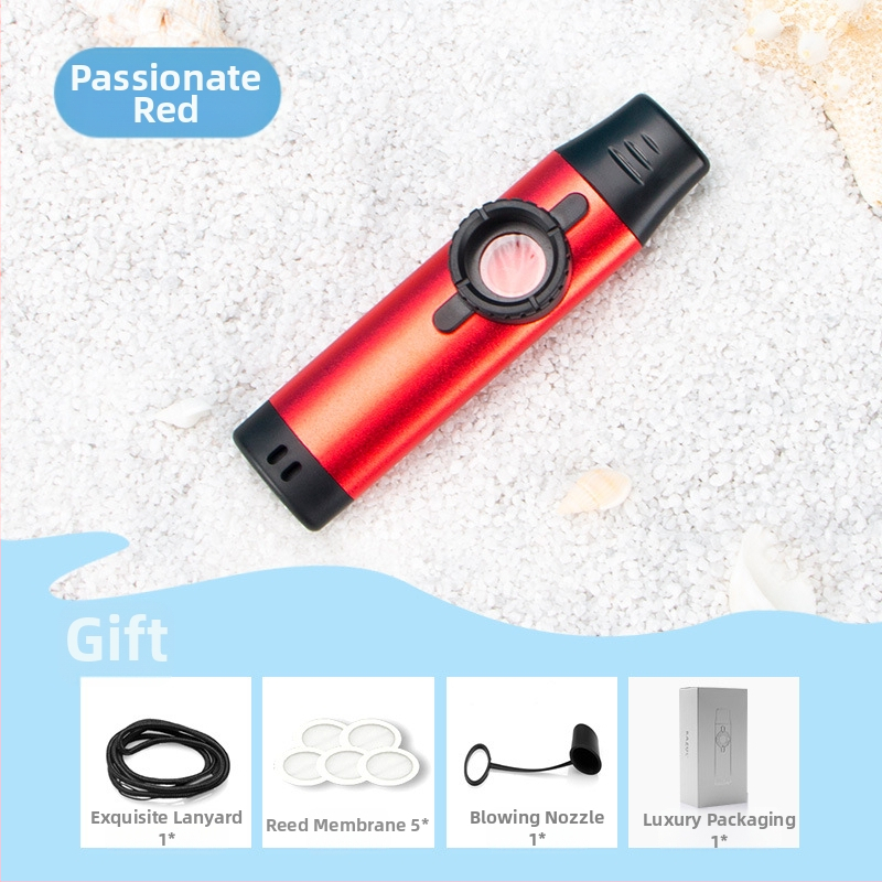 DBAO kazoo DK-11/DK-12/DK-83, corp ABS (DK-12), corp metalic (DK-11/83), muștiuc din rășină alimentară