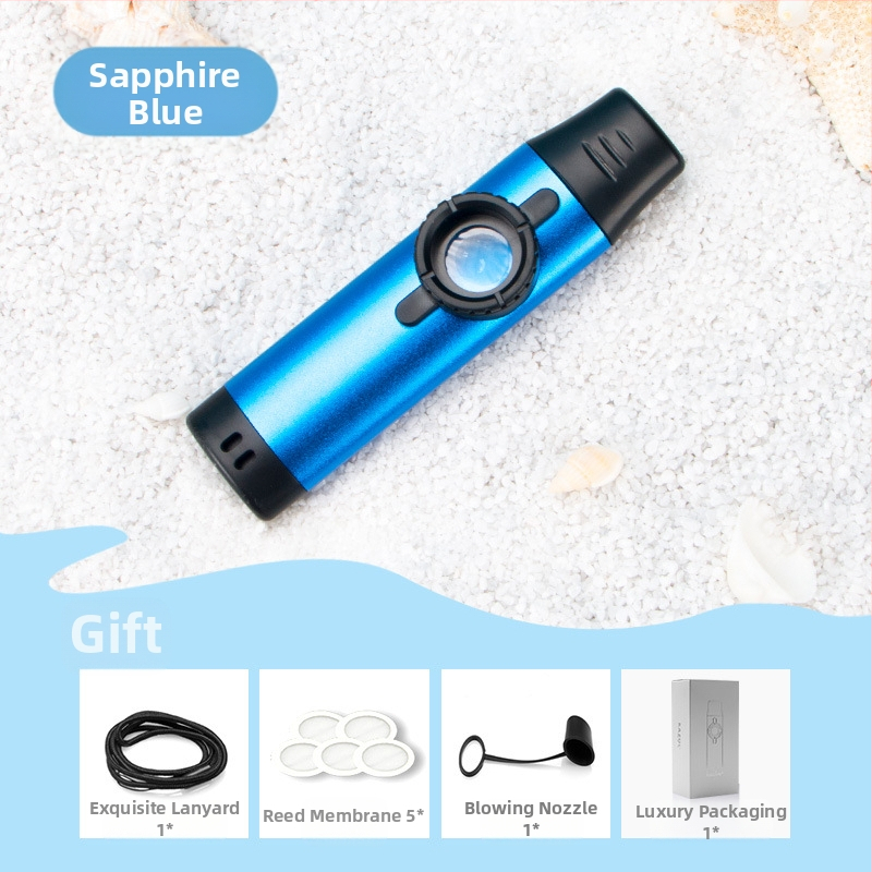 DBAO kazoo DK-11/DK-12/DK-83, corp ABS (DK-12), corp metalic (DK-11/83), muștiuc din rășină alimentară