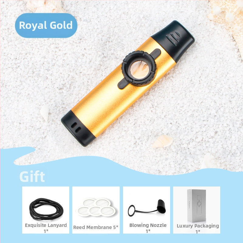 DBAO kazoo DK-11/DK-12/DK-83, corp ABS (DK-12), corp metalic (DK-11/83), muștiuc din rășină alimentară