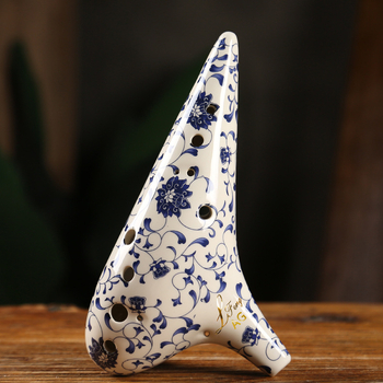 Ocarina Linfeng, set de 7 piese, 12 găuri, Alto C