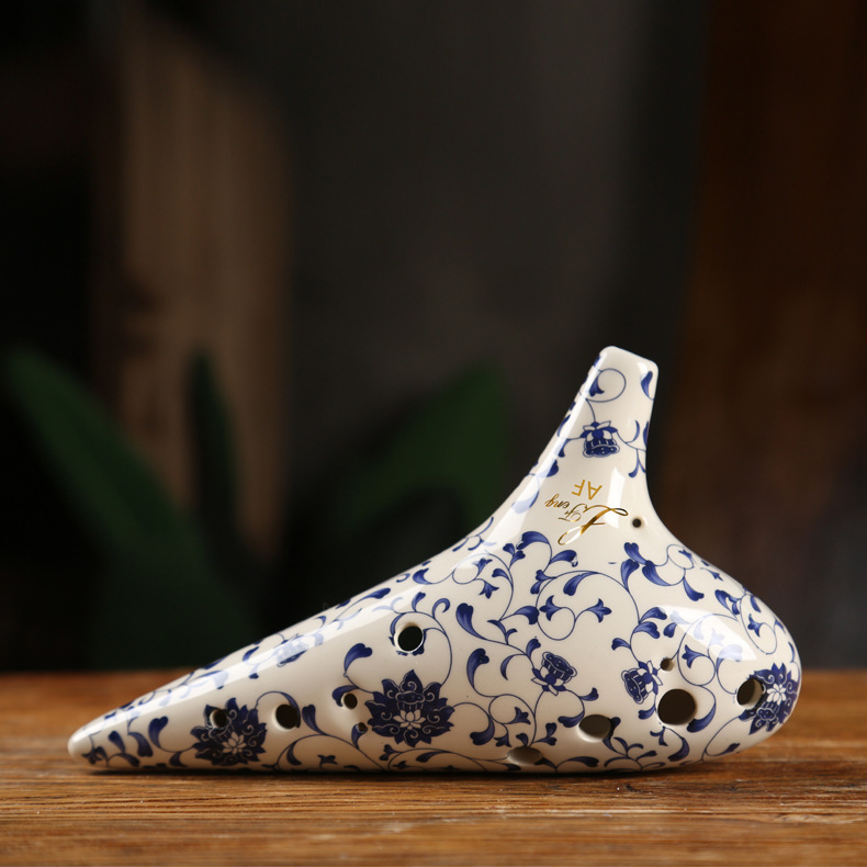 Ocarina Linfeng, set de 7 piese, 12 găuri, Alto C