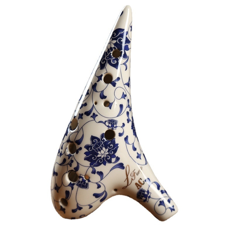 Ocarina Linfeng, set de 7 piese, 12 găuri, Alto C