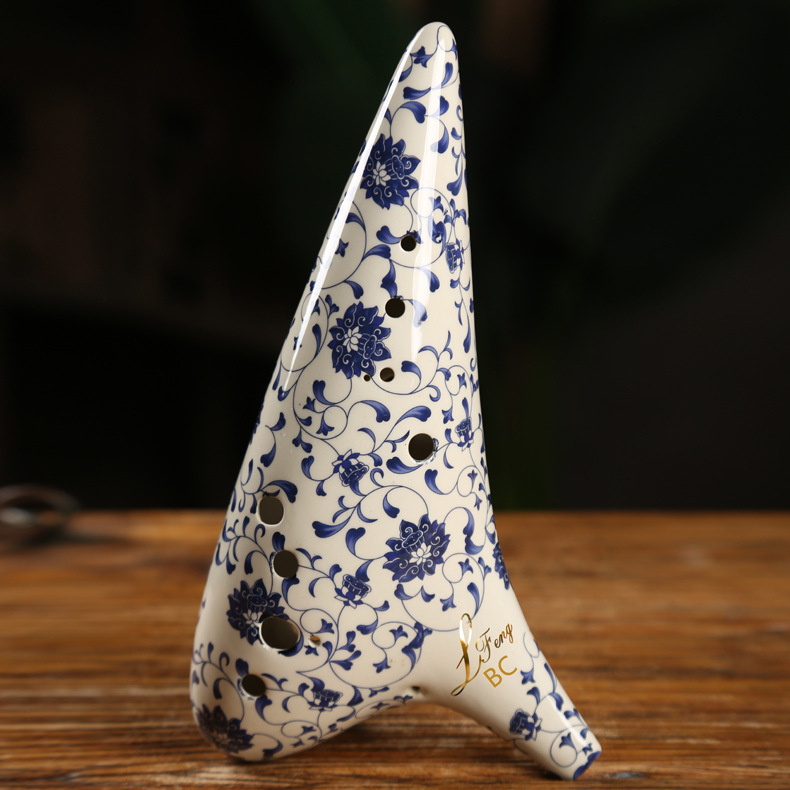 Ocarina Linfeng, set de 7 piese, 12 găuri, Alto C