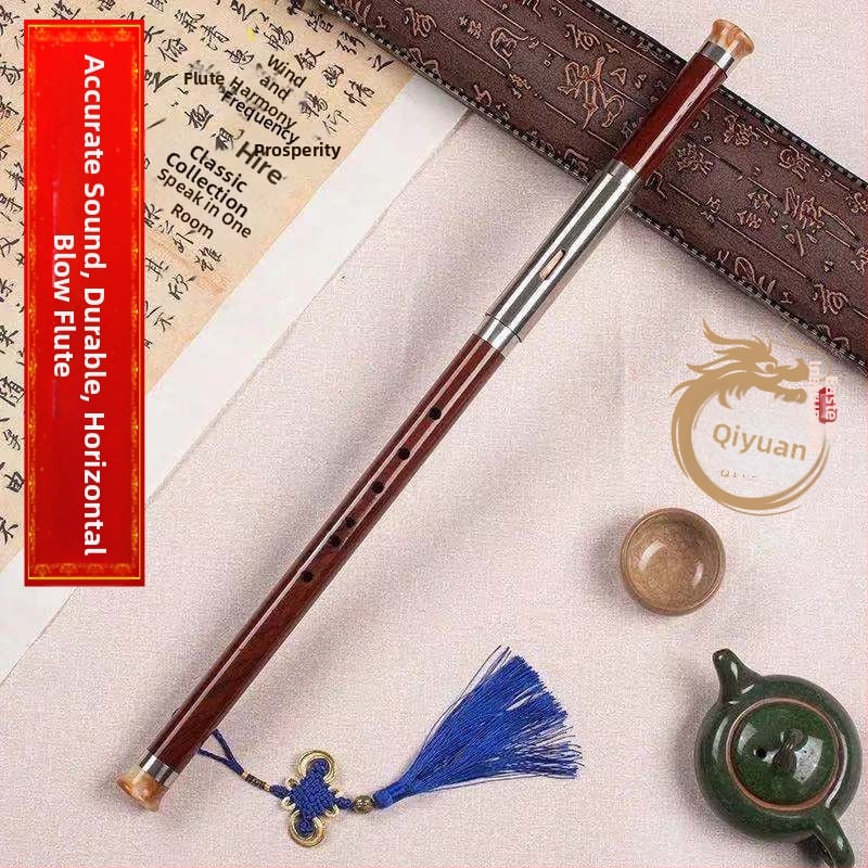 Bawu от смола с имитация на махагон, кръстосано духащ музикален инструмент с прецизна интонация; устойчив на удари, плесени и напукване; G и F тонове