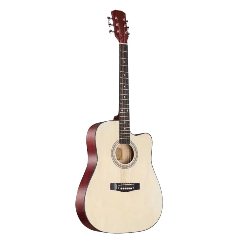 Incinerate chitară acustică, model folk convențional, corp din basswood, fretboard ABS, ambalaj carton cu cinci straturi