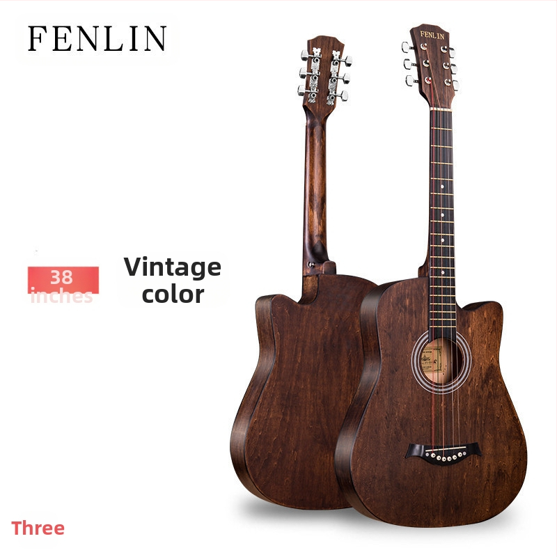 Incinerate chitară acustică, model folk convențional, corp din basswood, fretboard ABS, ambalaj carton cu cinci straturi