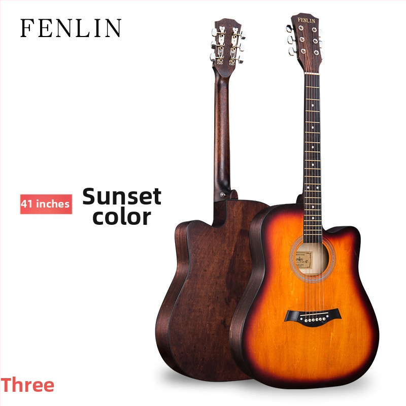 Incinerate chitară acustică, model folk convențional, corp din basswood, fretboard ABS, ambalaj carton cu cinci straturi