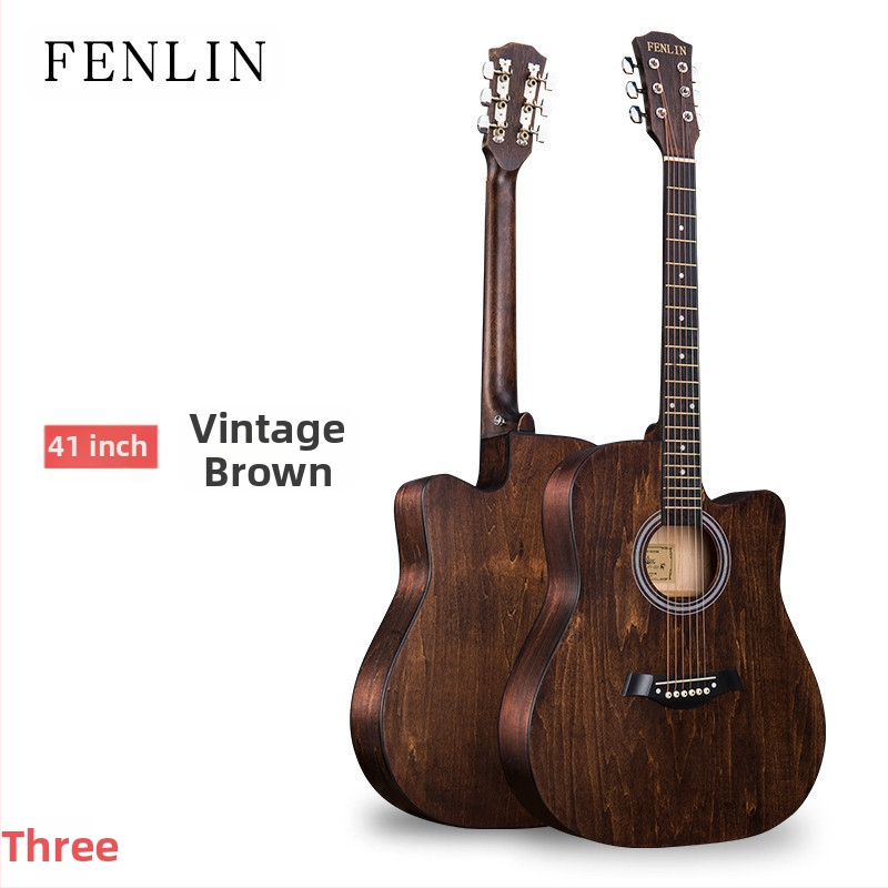 Incinerate chitară acustică, model folk convențional, corp din basswood, fretboard ABS, ambalaj carton cu cinci straturi