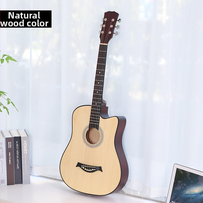 Chitară acustică, model 38C, 38 inch, corp și spate din Basswood