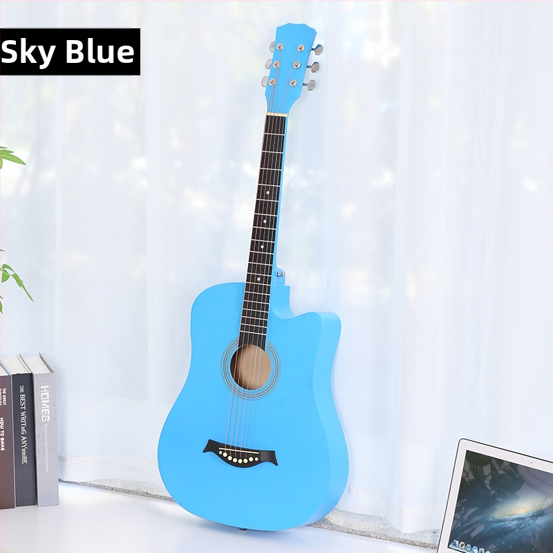 Chitară acustică, model 38C, 38 inch, corp și spate din Basswood