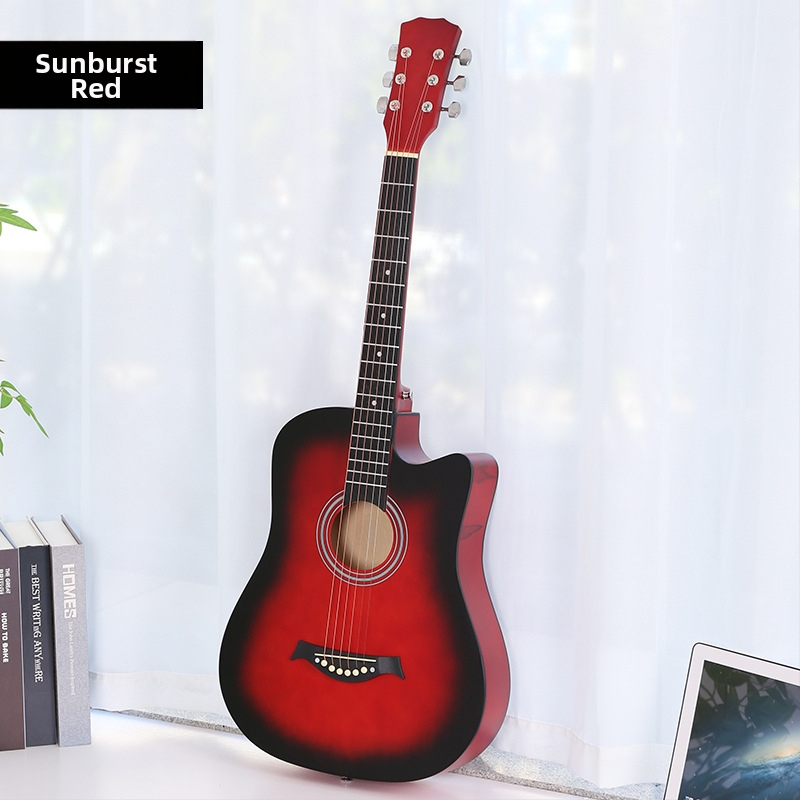 Chitară acustică, model 38C, 38 inch, corp și spate din Basswood