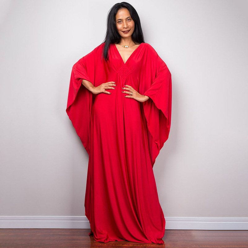 Rochie maxi de plajă pentru femei, cu panou central împletit; material: amestec fibre chimice; căptușeală: 100% poliester; greutate: 308 g