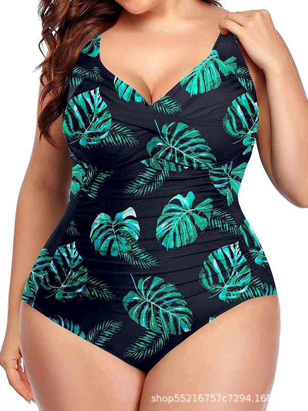 Ženski jednodijelni kupaći kostim s kontrolom trbuha, prednji zavoj i nabor detalj, bez naramenica, s čeličnom potporom, poliester