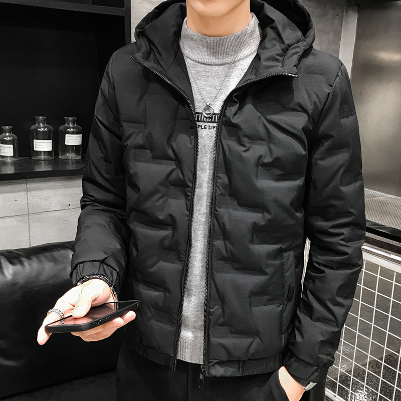 Jachetă de iarnă unisex, stil coreean, croială lejeră, umplutură din puf de rață, loft 600, glugă, gros, rezistentă la vânt