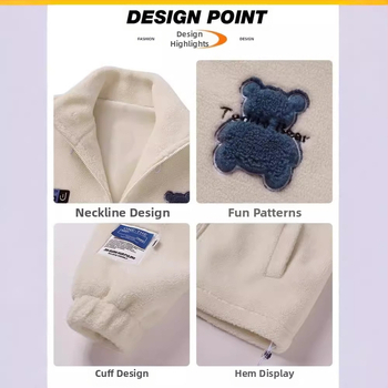 Μπουφάν χειμερινό από πολυεστέρα με γέμισμα πολυεστέρα, σταθερή ψηλή κολάρα, φερμουάρ, πλαϊνά τσέπες