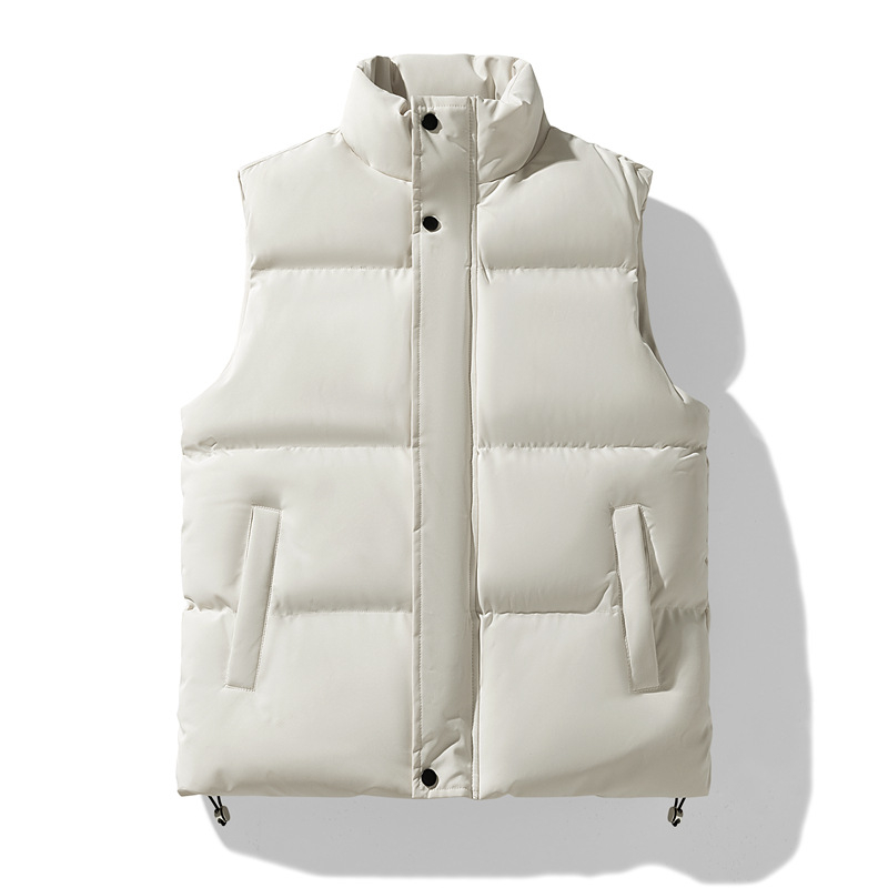 Muška bezrukavna vesta s Down izolacijom, slim fit, prugast corduroy vanjski sloj i glavna tkanina od zajčine dlake