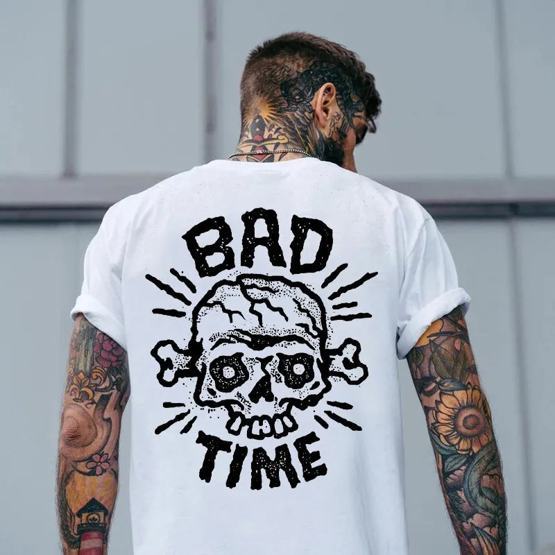 Tricou cu imprimeu 3D, stil stradal, imprimeu camuflaj, guler rotund, poliester