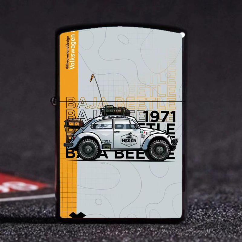 Kerozinska zapaljka za kampiranje na otvorenom, otporna na vjetar, metalno tijelo, s spremnikom za gorivo