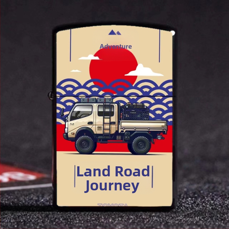 Kerozinska zapaljka za kampiranje na otvorenom, otporna na vjetar, metalno tijelo, s spremnikom za gorivo