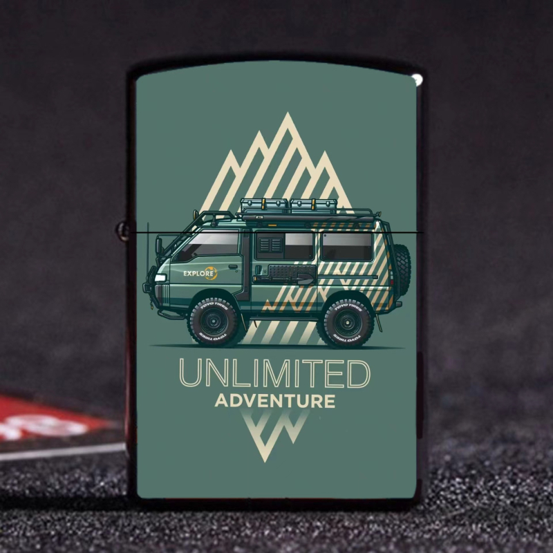 Kerozinska zapaljka za kampiranje na otvorenom, otporna na vjetar, metalno tijelo, s spremnikom za gorivo