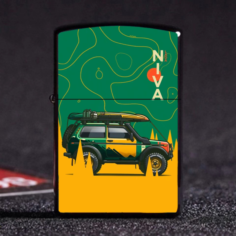 Kerozinska zapaljka za kampiranje na otvorenom, otporna na vjetar, metalno tijelo, s spremnikom za gorivo