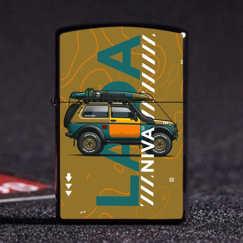 Kerozinska zapaljka za kampiranje na otvorenom, otporna na vjetar, metalno tijelo, s spremnikom za gorivo