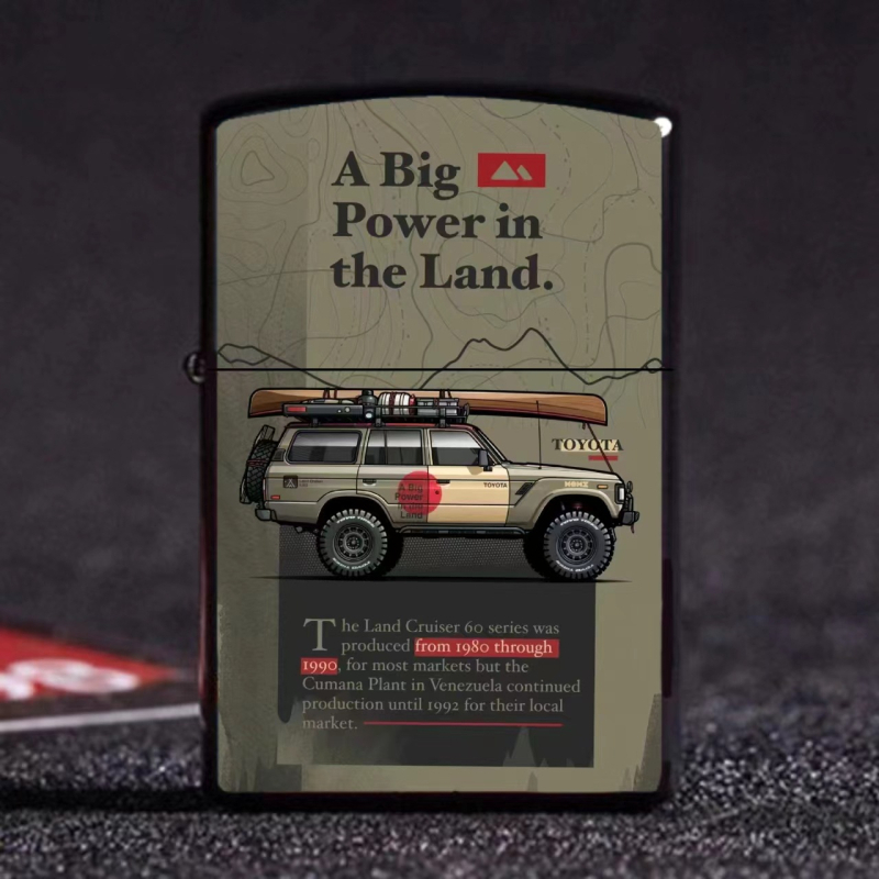 Kerozinska zapaljka za kampiranje na otvorenom, otporna na vjetar, metalno tijelo, s spremnikom za gorivo