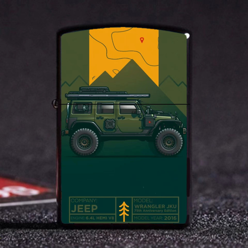 Kerozinska zapaljka za kampiranje na otvorenom, otporna na vjetar, metalno tijelo, s spremnikom za gorivo