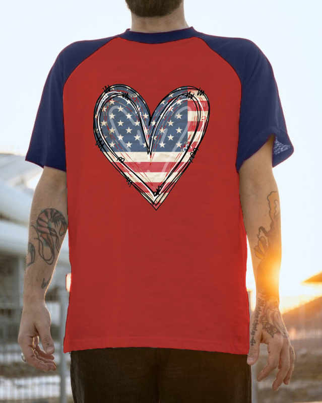 Ženski T-shirt s 3D digitalnom otiskom, raglan rukavi, kratki rukavi, okrugli izrez, poliester 90–95% i spandeks ispod 30% (proljeće 2024)