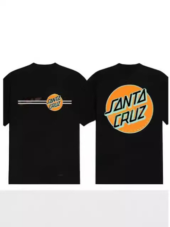 Ανδρικό T‑shirt με 3D εκτύπωση Αγίου Βασίλη, ευθεία κοπή, αναπνέον ύφασμα δικτύου (95% πολυεστέρας, 5% σπάντεξ), κοντά μανίκια, καλοκαίρι 2024