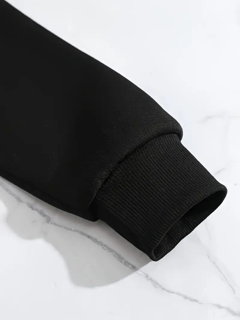 Hanorac damă HOOK ON YOU cu imprimeu Make 1984 Fiction Again, imprimeu, guler polo, pulover, mâneci lungi