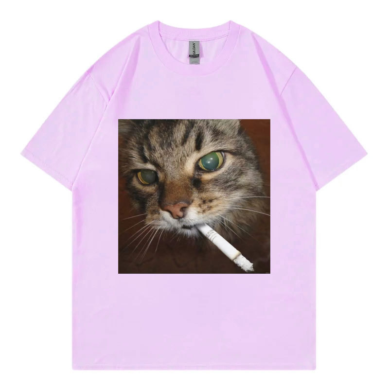 Tricou Levodi, 95% bumbac, imprimare grafică, guler rotund, mâneci scurte, stil casual de vară