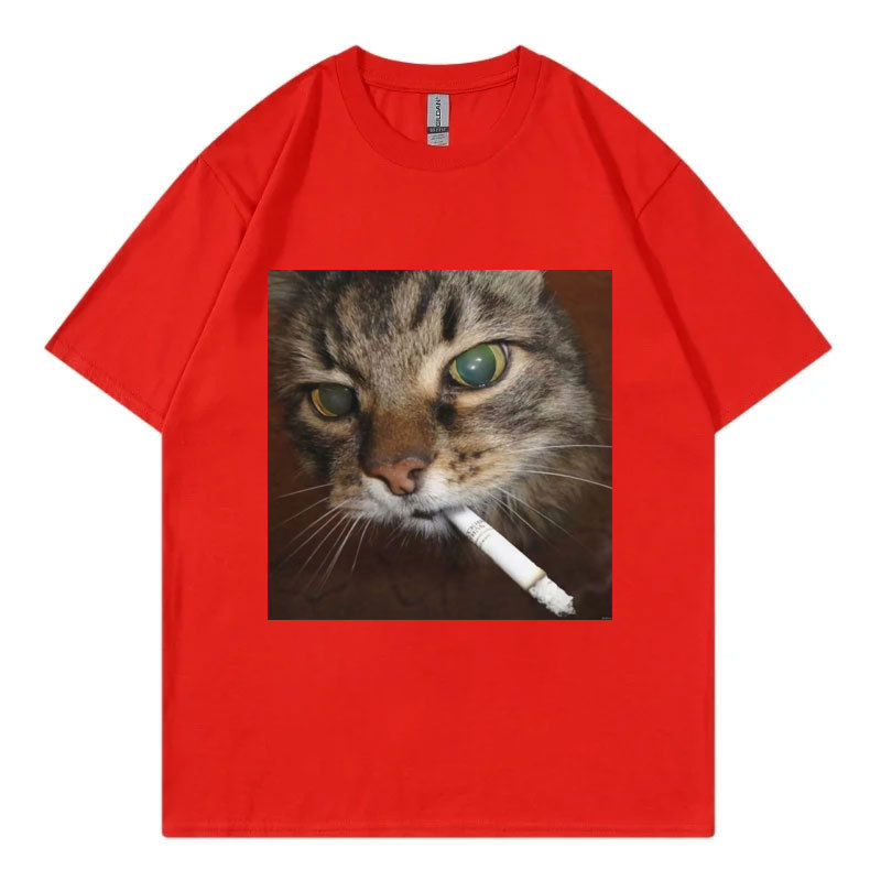 Tricou Levodi, 95% bumbac, imprimare grafică, guler rotund, mâneci scurte, stil casual de vară