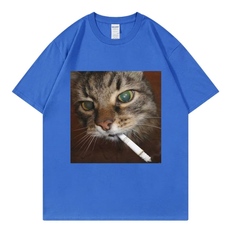 Tricou Levodi, 95% bumbac, imprimare grafică, guler rotund, mâneci scurte, stil casual de vară