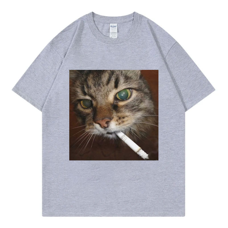 Tricou Levodi, 95% bumbac, imprimare grafică, guler rotund, mâneci scurte, stil casual de vară