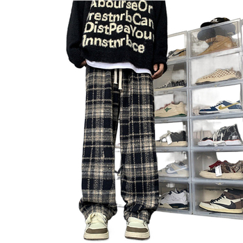 Дамски свободни панталони с широки крачоли, зима 2024, микроеластичност, свободна талия, материя: друга, марка Glass Dream Spinning