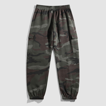 Casual παντελόνια ανδρών, υψηλή μέση, ίσα γραμμή, ίνες μπαμπού, μικροελαστικότητα, μοτίβο με κυματοειδή σχεδίαση