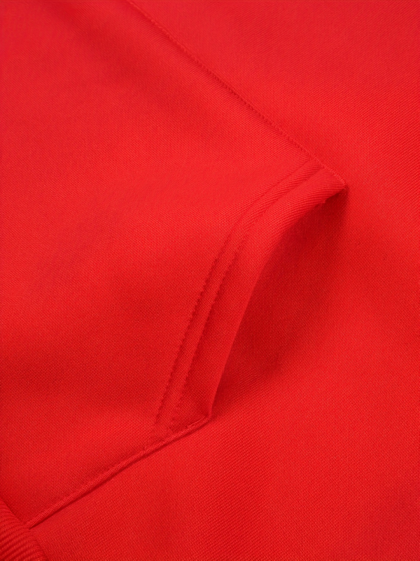 Muški casual hoodie s kapuljom i printom na prednjem džepu, slobodan kroj, dugi rukavi, 96% poliester