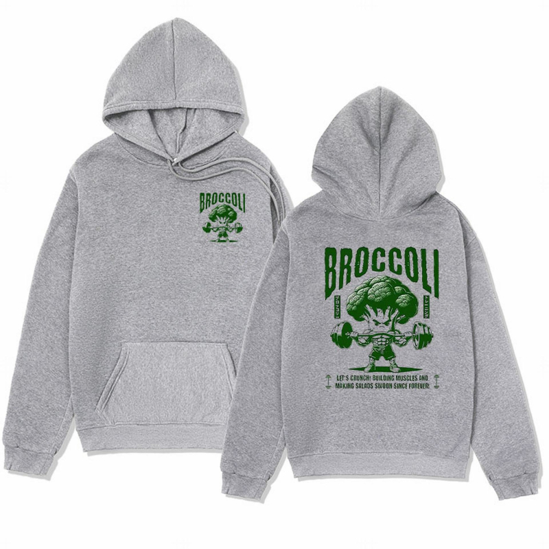 Opušteni kroj hoodie s polu-zipom, dugi rukavi, poliester fleece, tisak, patch džep