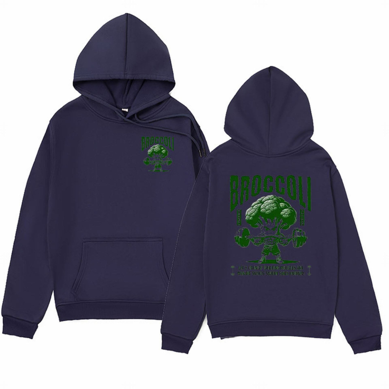 Opušteni kroj hoodie s polu-zipom, dugi rukavi, poliester fleece, tisak, patch džep
