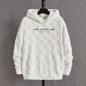 Hoodie s kapuljačom, ležeran kroj, polarni flis 96% poliestera, bočni džepovi, izšiven detalj