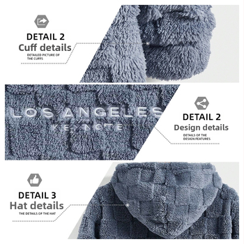 Худи пуловер суитшърт с качулка, свободен силует, полар флийс (96% полиестер), странични джобове, бродерия